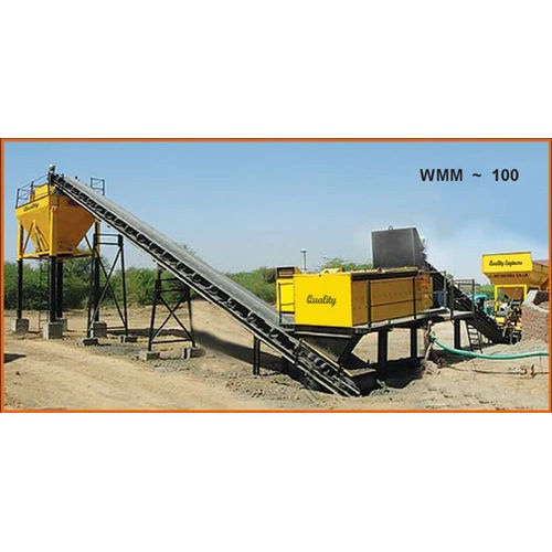 Yellow Automatic Wet Mix Macadam Plant