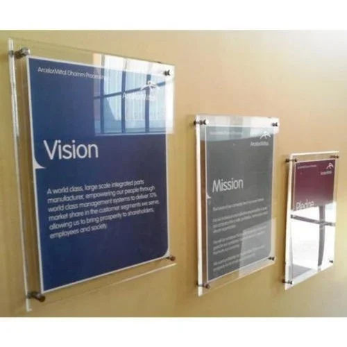 Glass Display Boards Application: Advertisement