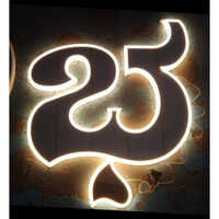 Led Letter Sign - High-quality Acrylic, Custom Size Available, Black & White Colors, Warranty Included