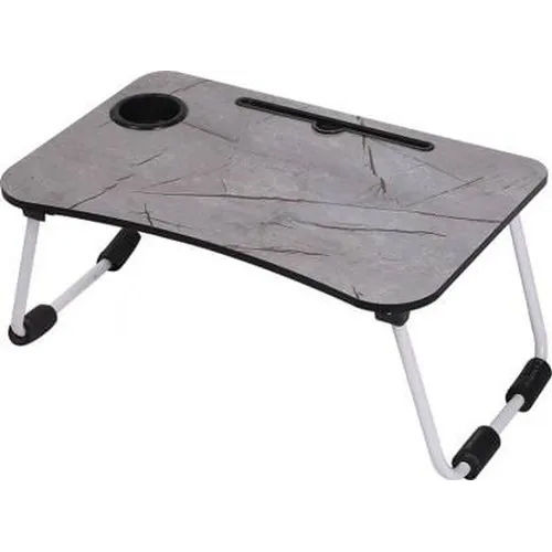 Foldable Grey Wooden Laptop Table