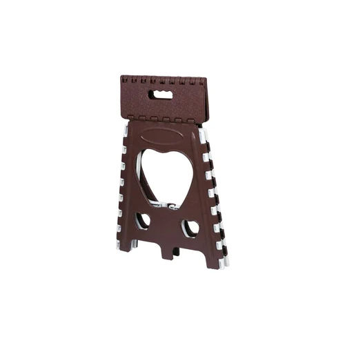 Plastic Folding Stool For Cafe - Color: Brown