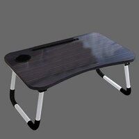 Kids Black Wooden Laptop Table