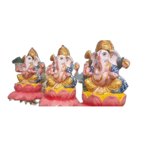 Multicolor Fiber Ganesha Statue