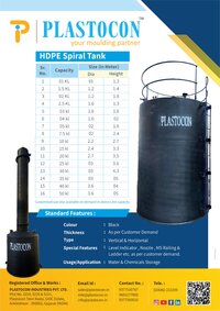Industrial Spiral Tank