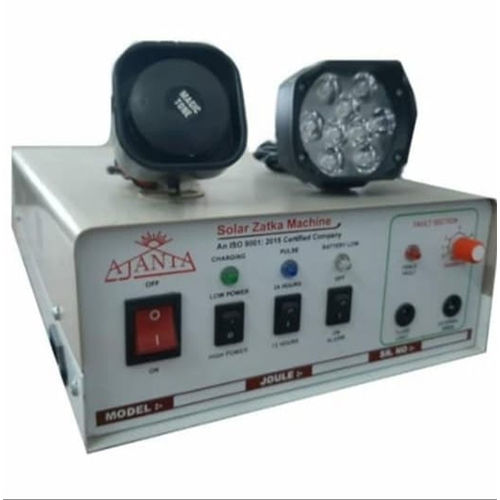 Solar Zatka Machine - Mild Steel, Single Phase 220-440V , Industrial Usage at 50MHz