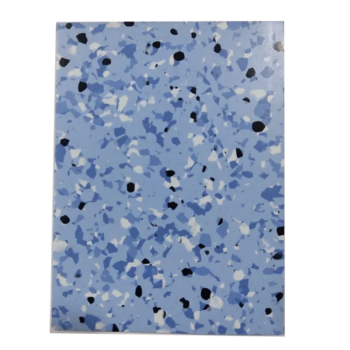 Sky Blue Esd Vinyl Tile Flooring