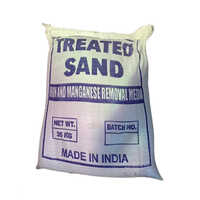 Treated Sand Iron Removal Media - Sand Iron, 30 Kg Black Bag, 0.3 - 2.0 Mm Particle Size | Purity Level 99%
