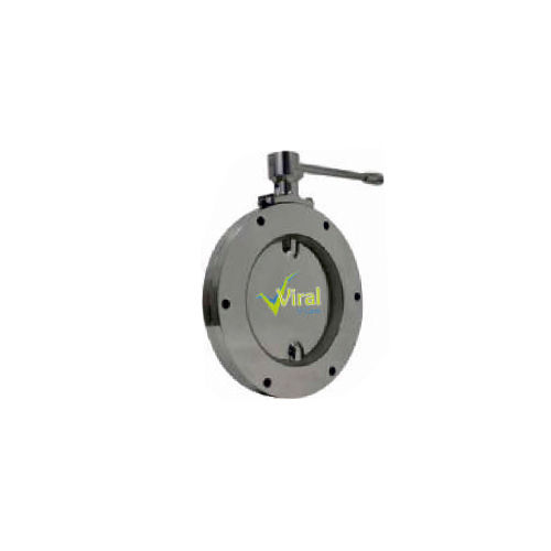 Grey Pharma Sandwitch Butterfly Valve