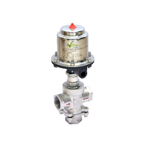 Silver 3 Way Pneumatics Mixing And Diverting Controls Valve