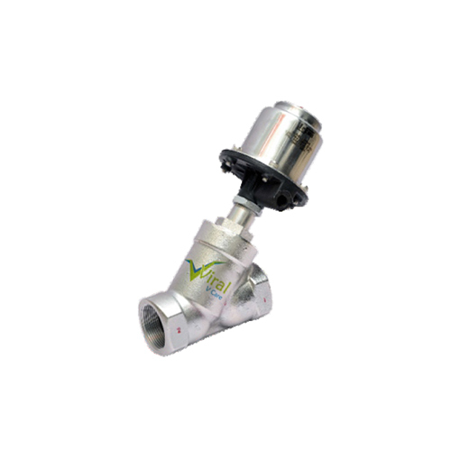 2-2 Way Pneumatics Angle Seat Valves On-Off Controls Valve