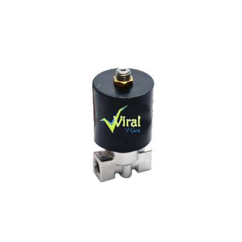 Black-Silver 2-2 Way High Pressure Solenoid Valve