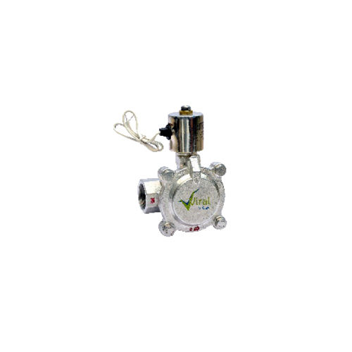 Silver 2 Way Diaphragm Type Solenoid Valve