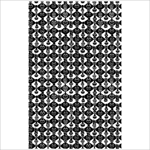 Digital Black Printed Kurta Fabric