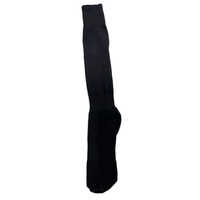 4-way Stretch Football Socks - Cotton Hosiery Fabric, Free Size, Black Color | Breathable, Washable, All-season Comfort