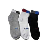 Mens 4 Way Stretch Sports Socks - Cotton Blend, Free Size, Multicolour | Breathable Fabric, Stylish Printed Pattern, Machine Washable