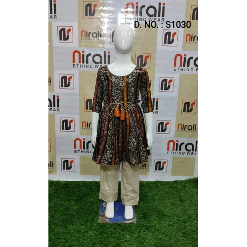 Kids Designer Frock with pant