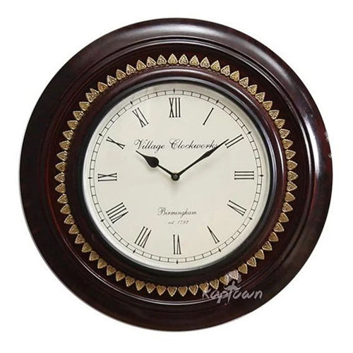 Wooden Wall Clock For Home And Office Decor