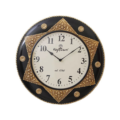 Brown Anniversary Gift And Wedding Gift Stylish Wall Clock