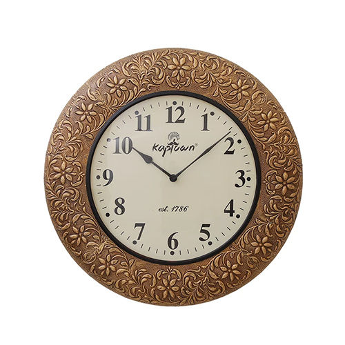 18 Inches Handmade Wooden Decorative Wall Clock