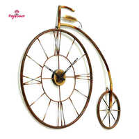 Brown Amazing Metal Wall Clock For Home And Office Decor Design