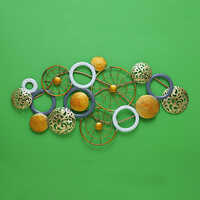 Brown Amazing Carnation Iron Wall Decor For Living Room