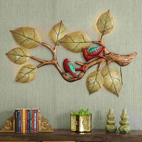 Multicolor Beautiful Iron Bird Led Wall Panel Back Lit