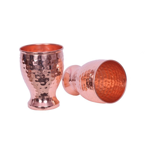 copper damru hammer glass