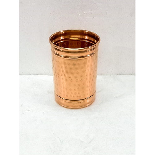 copper double ring glass