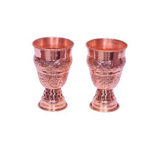 copper kashmiri glass
