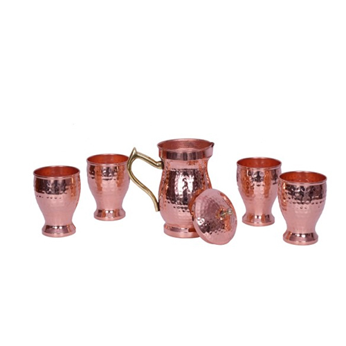 mughlai brass handle with damru glass
