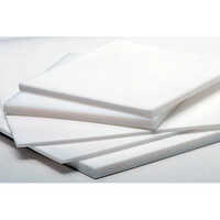 Ptfe Sheet - 300 Mm/600 Mm/1 Mtr Square | Rigid White Moulded Design, Industrial Use, Density 2.15