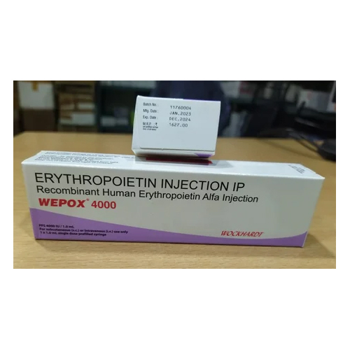 Wepox 4000 erythropoitin inj