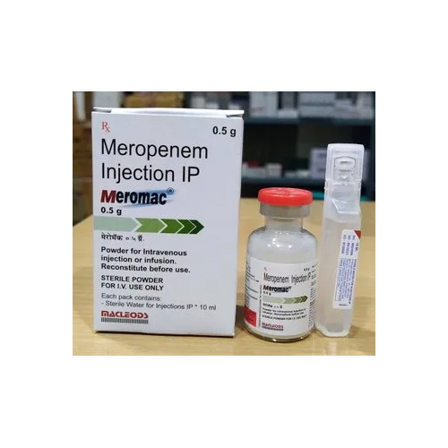 Meromac 0.5 Inj Meropenem Inj Grade: Medicine Grade