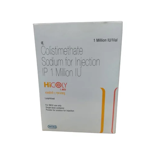 Colistimethate Sodium Injection - 1 Miu | Direct Dosage Per Physician's Guidelines, Cool & Dry Storage Requirements