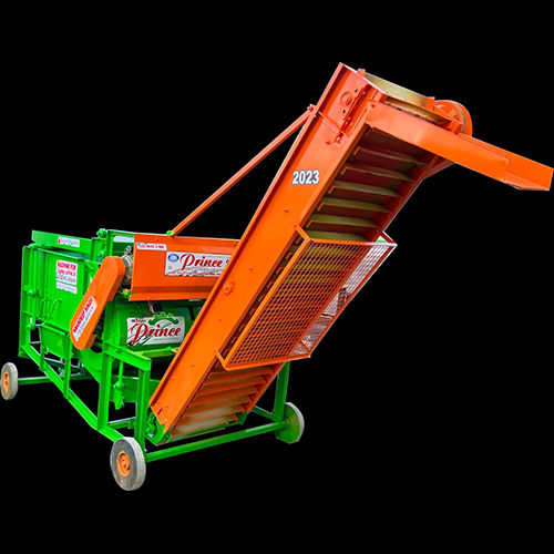 Semi-Automatic Multi Grain Winnower Paddy Cleaner Wth Conveyor