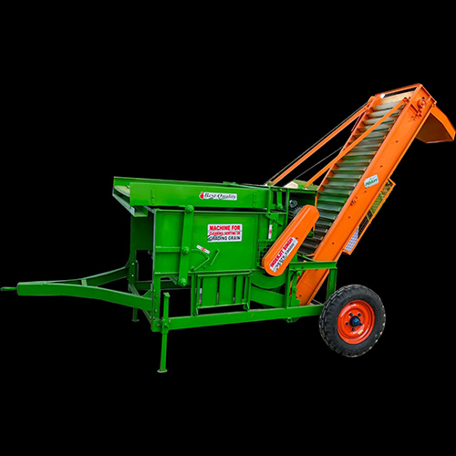 Semi Automatic Paddy Cleaner With Conveyor And Pto