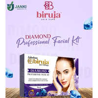 Biruja Diamond Facial Kit - Herbal Cream For Normal Skin | Glitter Effect, Deep Moisturization, Reduces Wrinkles And Blemishes