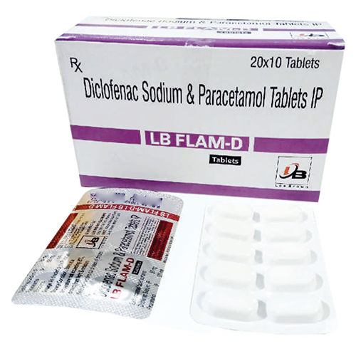 Diclofenac Sodium And Paracetamol Tablets Ip General Medicines