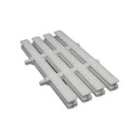 Swimming Pool Grating - Abs Material, Curved Or Straight Size, White Color | Pool Accessory With 1 Year Warranty, Ideal For Pool Grating