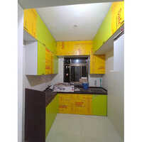 Modern U Shaped Modular Kitchen - Color: Multocolor