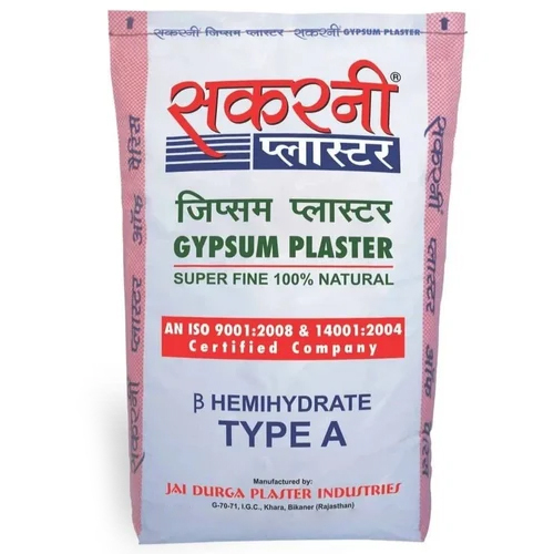 Gypsum Plaster - Application: Construction