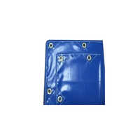 Pvc Tarpaulin Cover - High-grade Pvc Material, Single Layer, Blue Color | Lightweight, Waterproof, Durable For Camp Tents