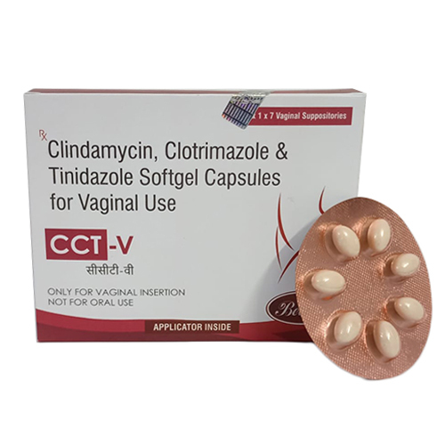 Clindamycin Clotrimazole And Tinidazole Softgel Capsules For Vaginal Use