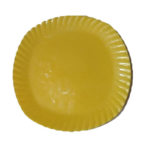 Yellow Plastic Plates Hardness: Rigid