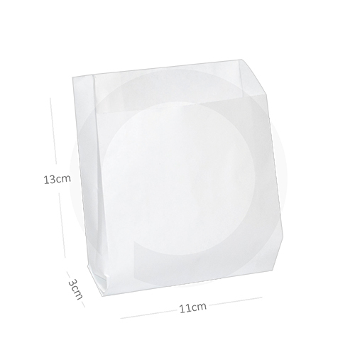 11X3X13Cm Satchel White Paper Bag 1000-Ctn Hardness: Soft