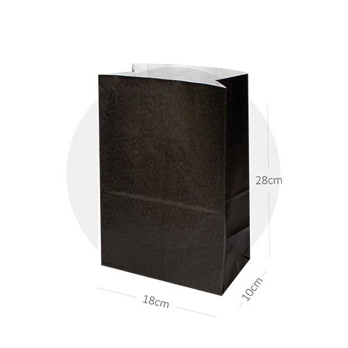 Black - Various Sizes | Soft 3-Side Seal No Handle Bags, 200-Count