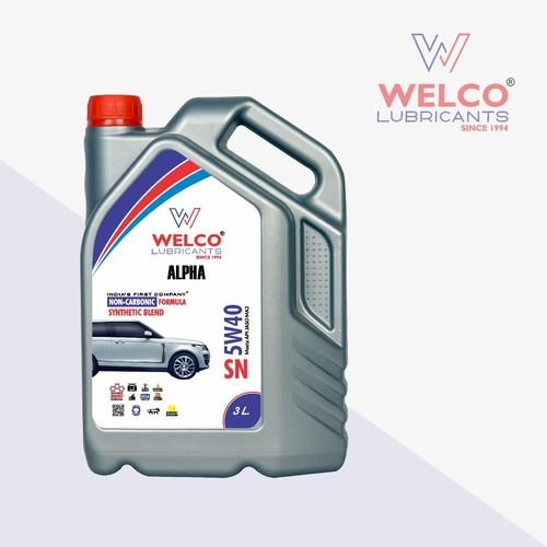 3 Ltr Alpha Synthetic 5W40 SN-CI-4 Engine Oil