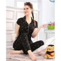 Ladies Cotton Nightwear - 100% Pure Cotton Night Suit | Lightweight, Breathable, Snug Fit, Resistant to Fading and Shrinkage, Multiple Prints