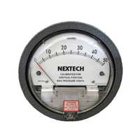 Differential Pressure Gauge - Color: Silver & Black