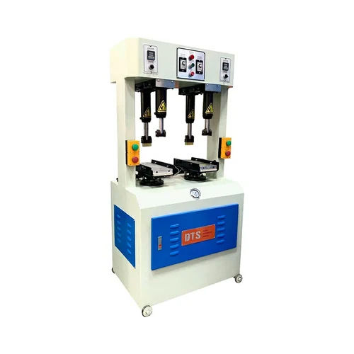 Blue & White Hydraulic Lasting Hot Pressing Machine